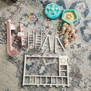 *For Parts* Vintage 1990 Tyco Quints Dolls Special-For-5 Playground Replacement